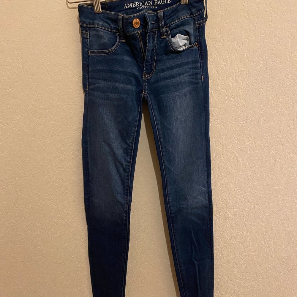 Super stretch American eagle jeggings